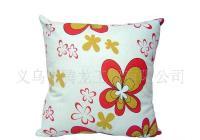 全棉活性印花帆布靠枕 尺寸定制，打造個性化家居舒適角落